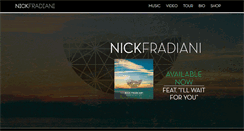 Desktop Screenshot of nickfradiani.com