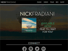 Tablet Screenshot of nickfradiani.com